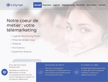 Tablet Screenshot of e-olympe.com